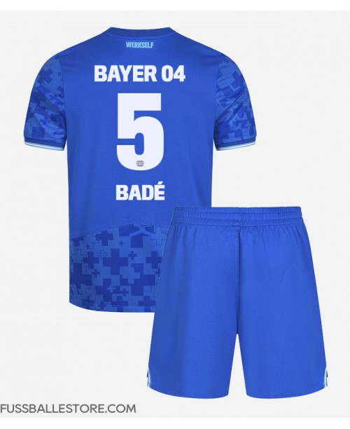 Günstige Bayer Leverkusen Loic Bade #5 3rd trikot Kinder 2025-26 Kurzarm (+ Kurze Hosen) Günstige Bayer Leverkusen Loic Bade #5 3rd trikot Kinder 2025-26 Kurzarm (+ Kurze Hosen)